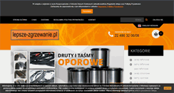 Desktop Screenshot of lepsze-zgrzewanie.pl